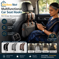 🥳2026 HOT SALE🥳💞50K+ SOLD!✨Car Seat Headrest Hook | Vegan Leather Hooks [ Pack Of 3 Piece ]