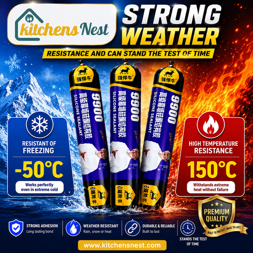 Super Strong Waterproof Silicone Sealant | Heavy-Duty Leak Repair