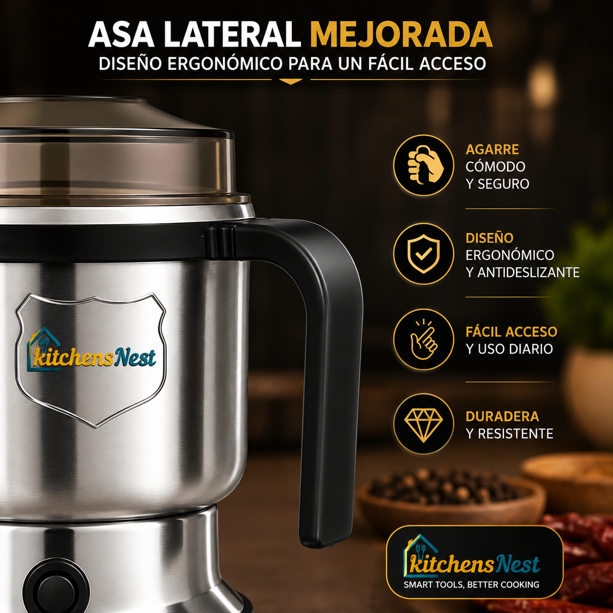 🎁 50% OFF! Multifunctional Electric Grinder – Coffee, Spices & More in Seconds! ⏳