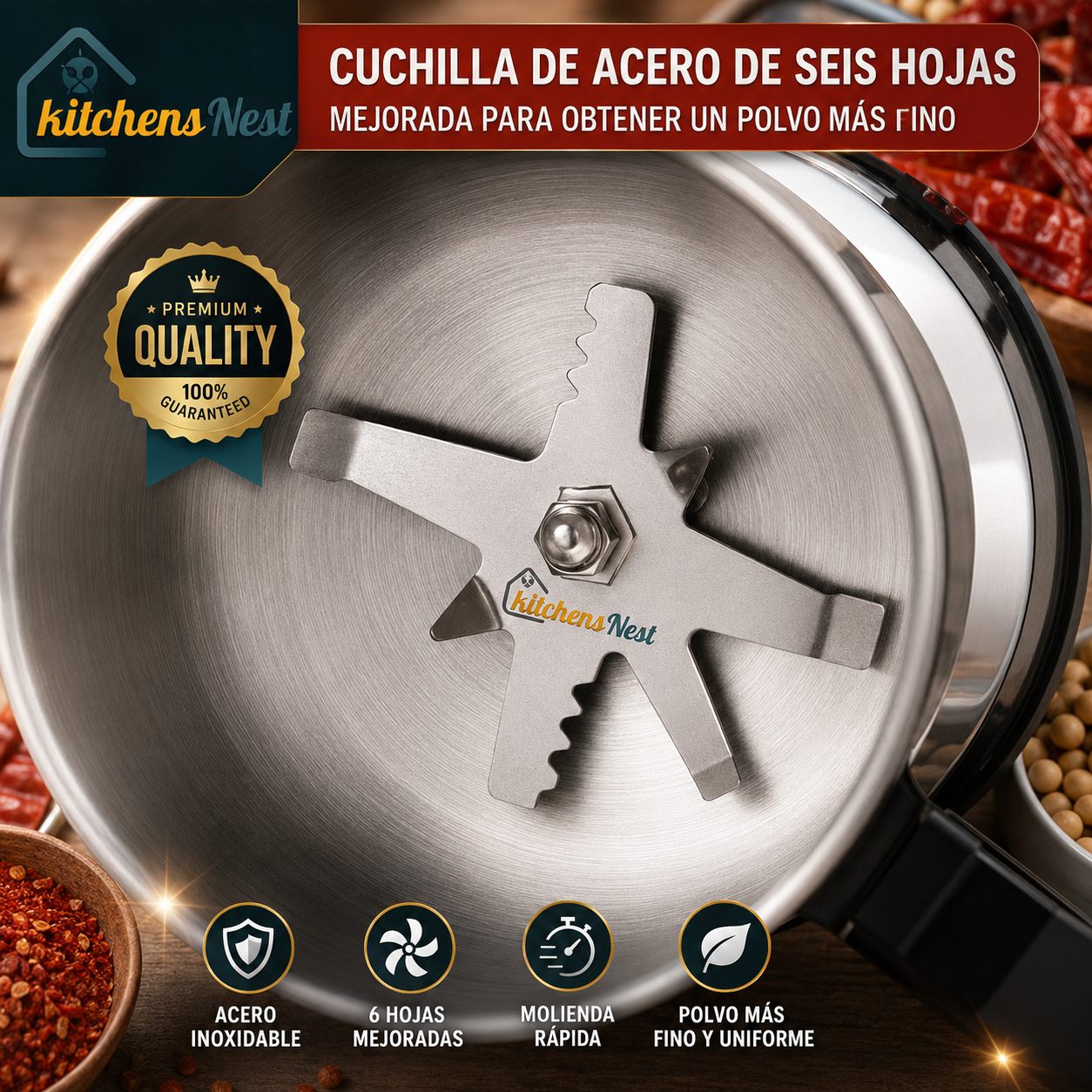 🎁 50% OFF! Multifunctional Electric Grinder – Coffee, Spices & More in Seconds! ⏳