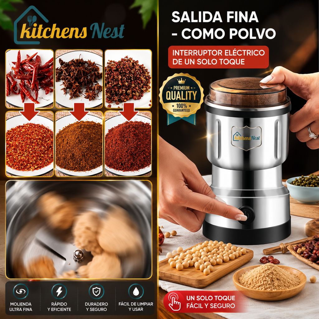 🎁 50% OFF! Multifunctional Electric Grinder – Coffee, Spices & More in Seconds! ⏳