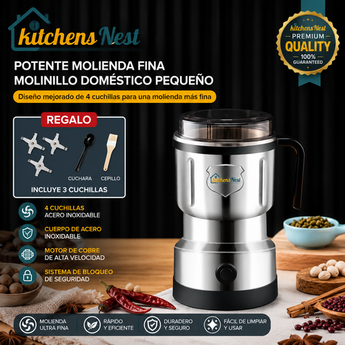 🎁 50% OFF! Multifunctional Electric Grinder – Coffee, Spices & More in Seconds! ⏳