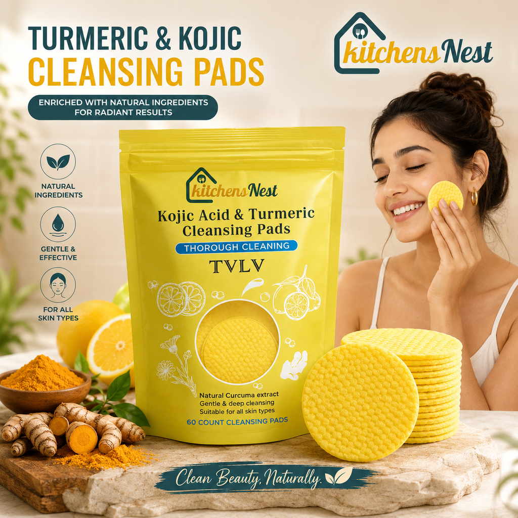 🔥Last Day 49% OFF- Turmeric & Kojic Acid Cleansing Pads - 60 Pieces